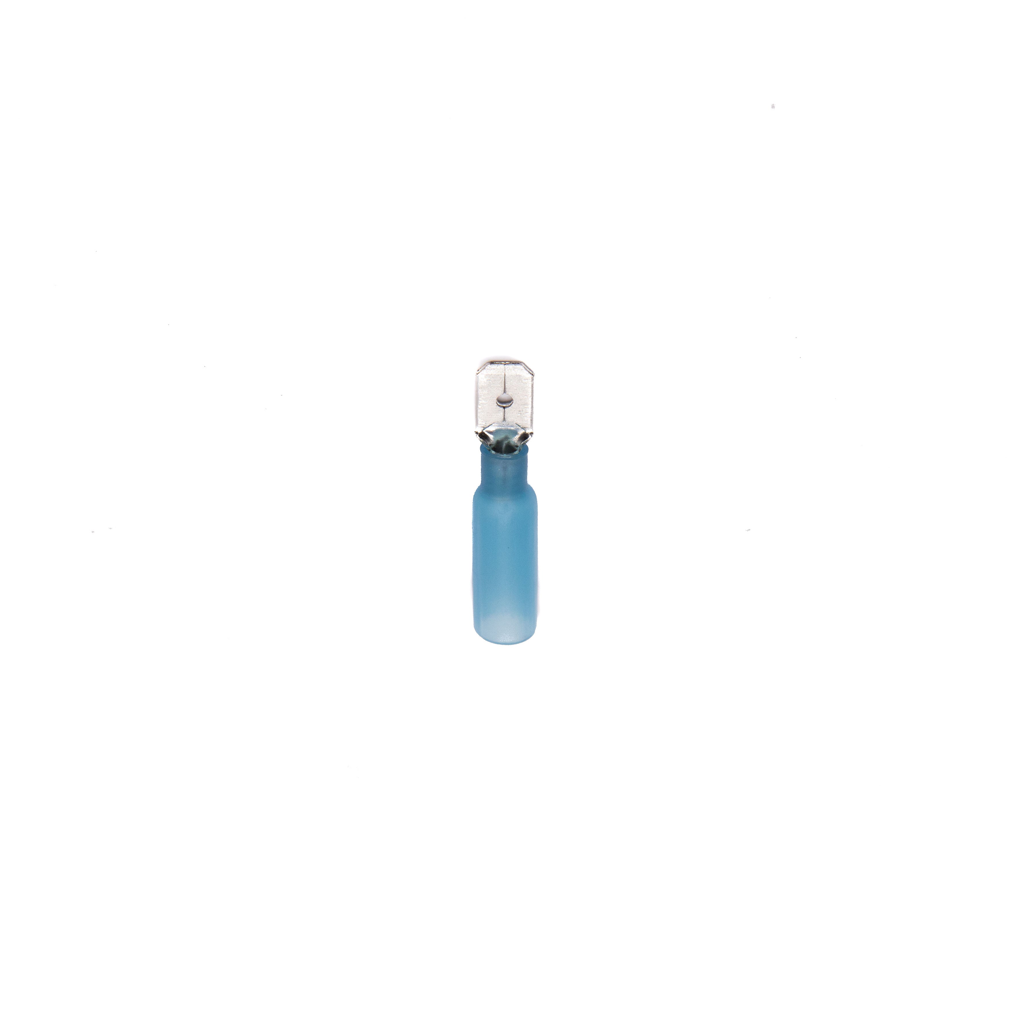 Heatshrink Male Spade Terminal Blue (10 pack)